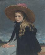Henri Evenepoel Henriette au grand chapeau Spain oil painting artist